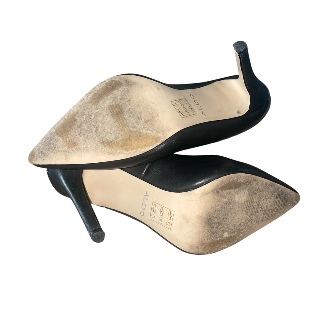 ALDO Classic Black Pump Stiletto Heel - Picture 6 of 8